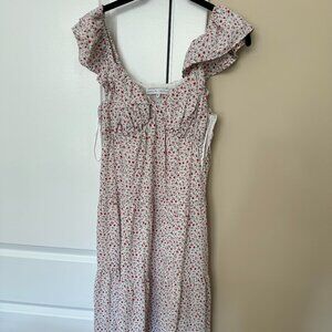 English Factory Sweetheart Floral Maxi Dress Size XS